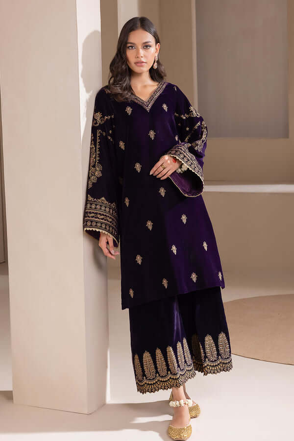 turbolight winter dress designs 2025 new-arrivals dhanak collection khaddar velvet online end year sale dhanak dress design