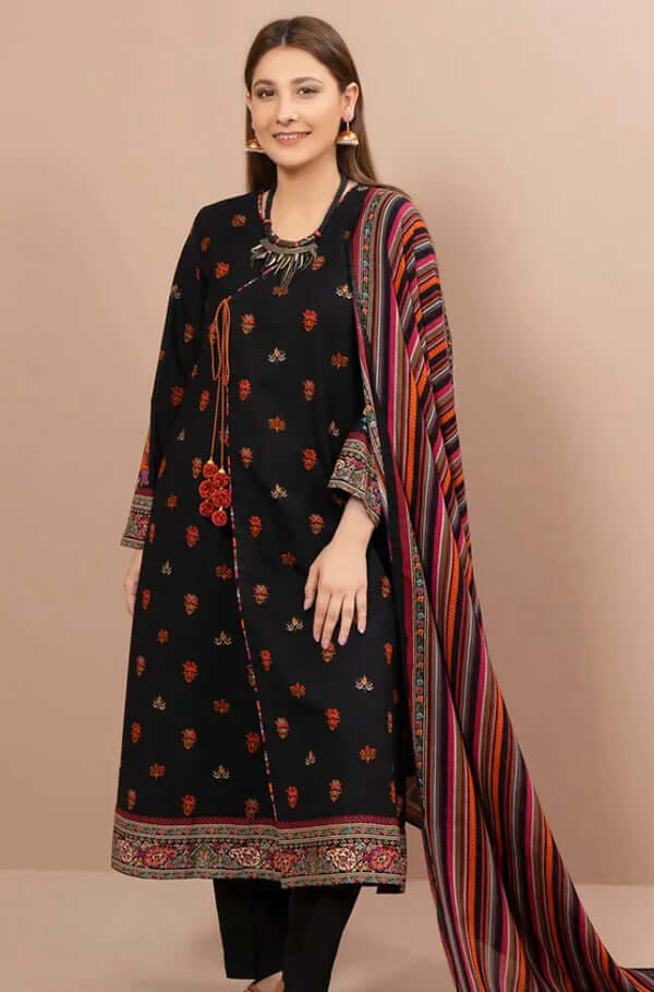 turbolight winter dress designs 2025 new-arrivals dhanak collection khaddar velvet online end year sale dhanak dress design