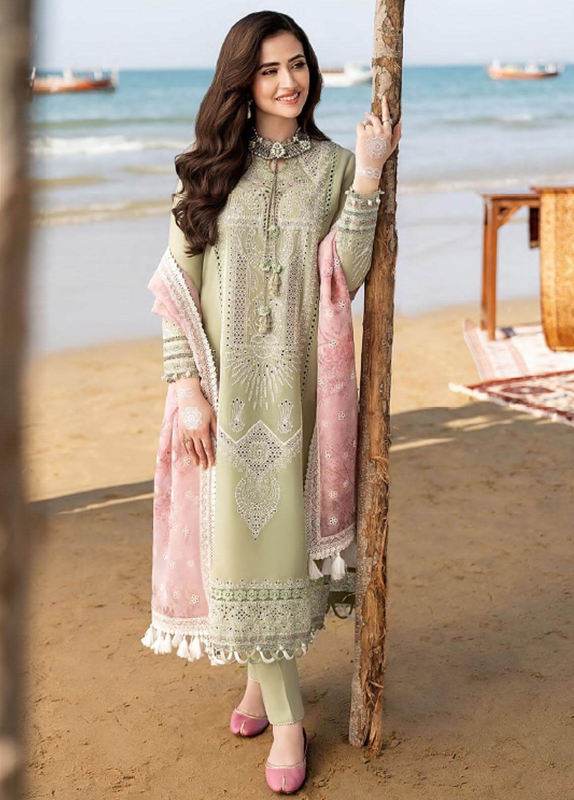 turbolight winter dress designs 2025 new-arrivals dhanak collection khaddar velvet online end year sale dhanak dress design