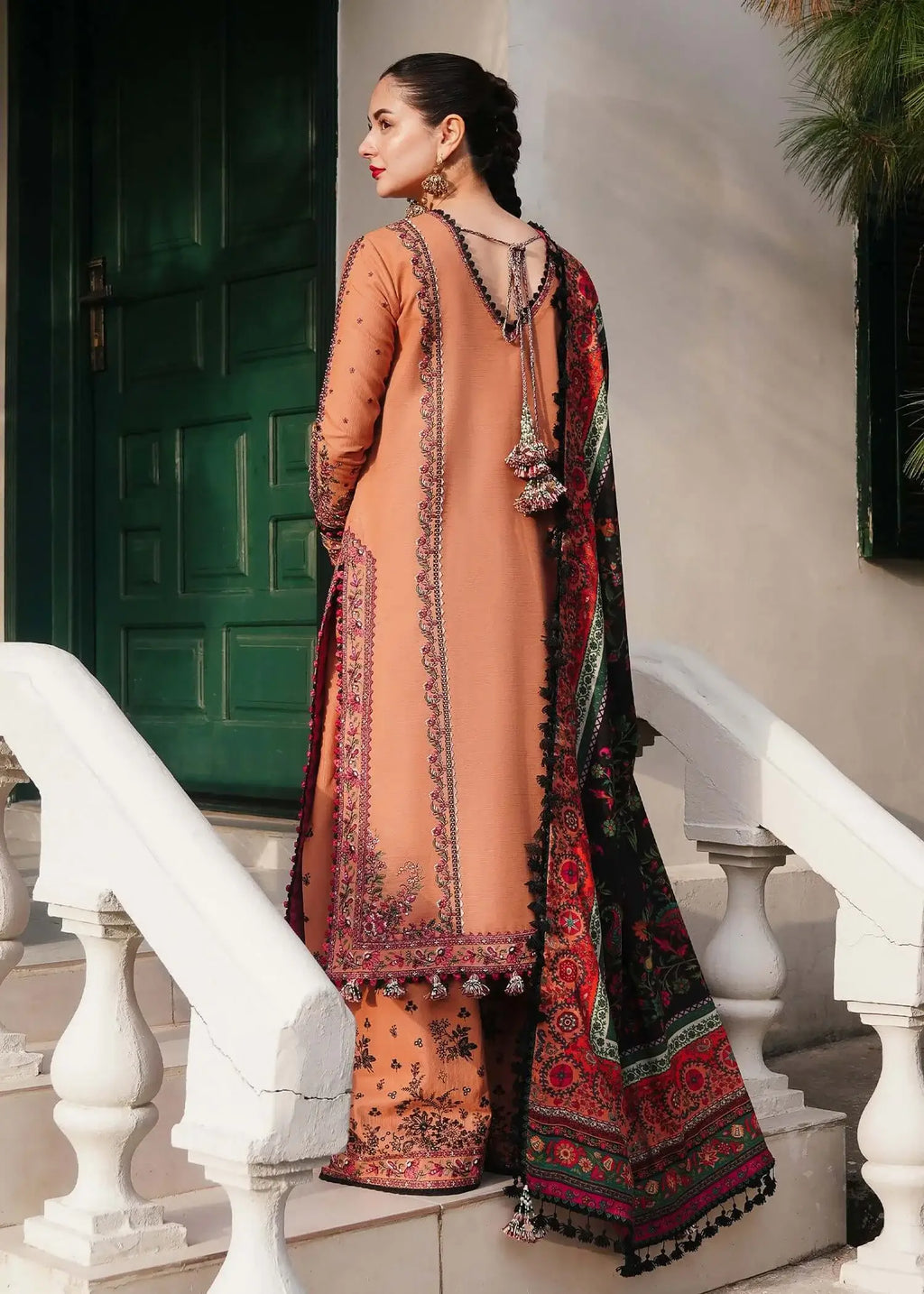 turbolight winter dress designs 2025 new-arrivals dhanak collection khaddar velvet online end year sale dhanak dress design