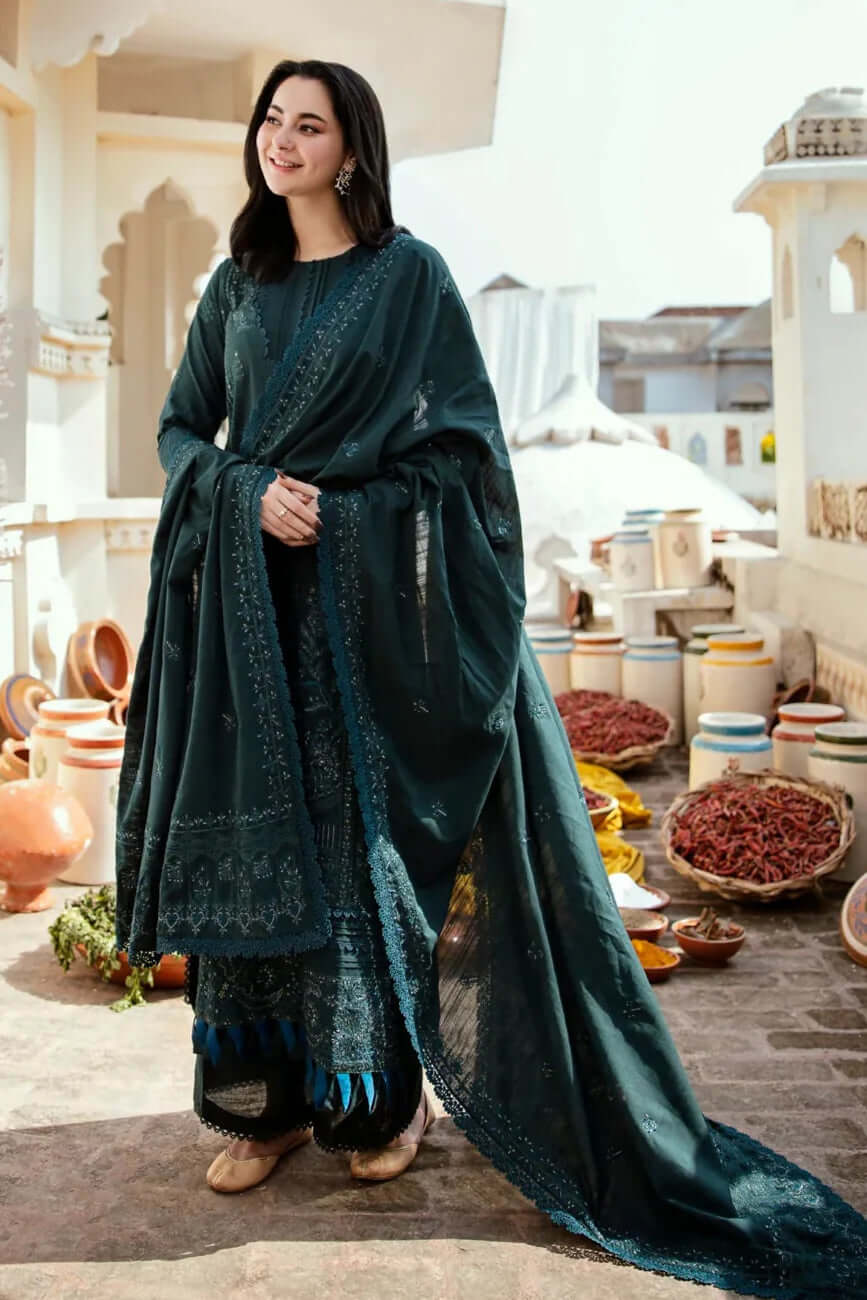 turbolight winter dress designs 2025 new-arrivals dhanak collection khaddar velvet online end year sale dhanak dress design