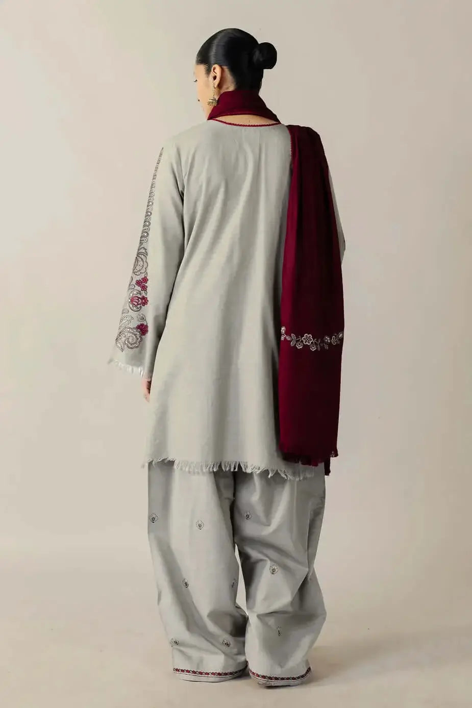 turbolight winter dress designs 2025 new-arrivals dhanak collection khaddar velvet online end year sale dhanak dress design