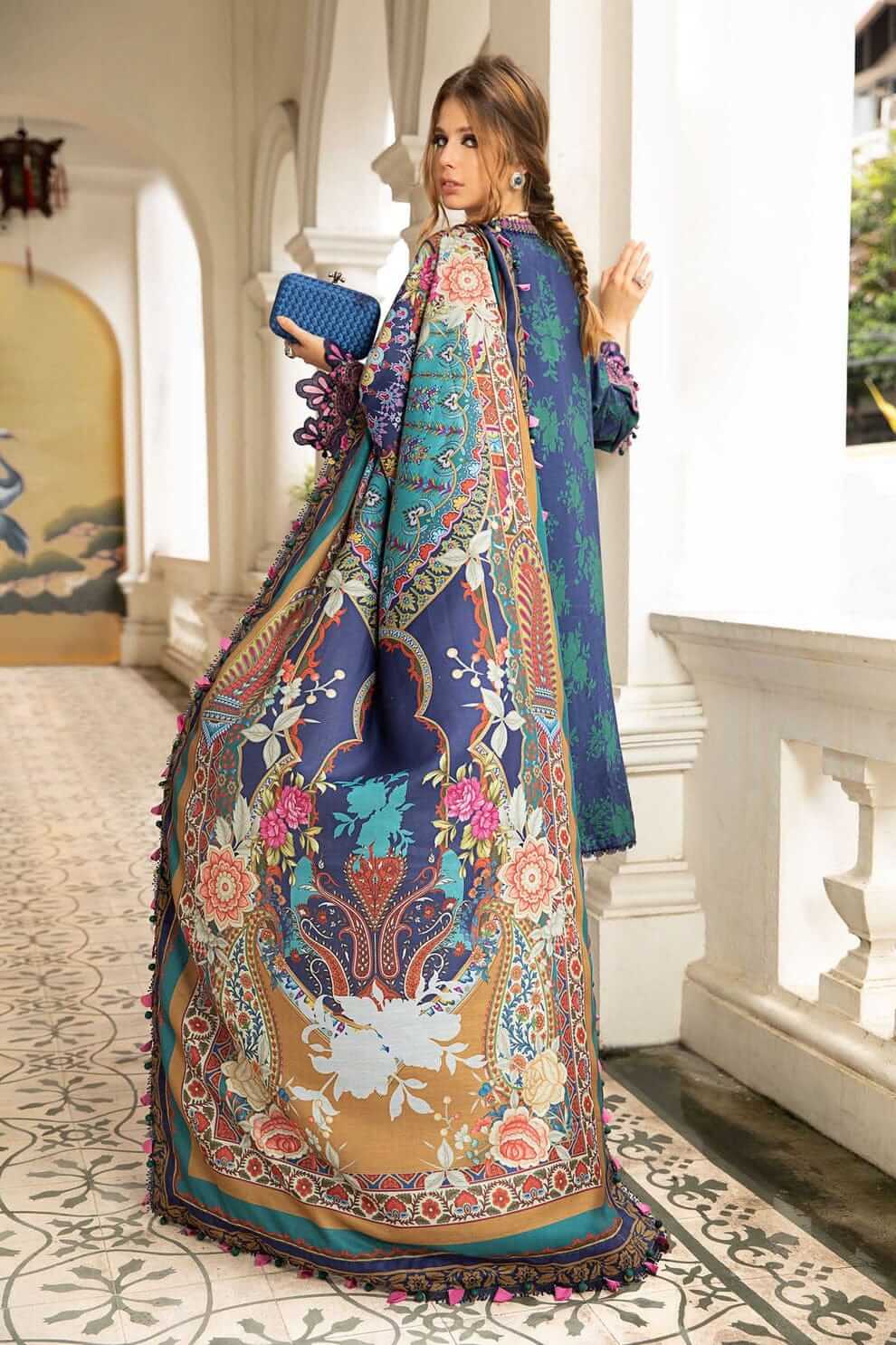 turbolight winter dress designs 2025 new-arrivals dhanak collection khaddar velvet online end year sale dhanak dress design