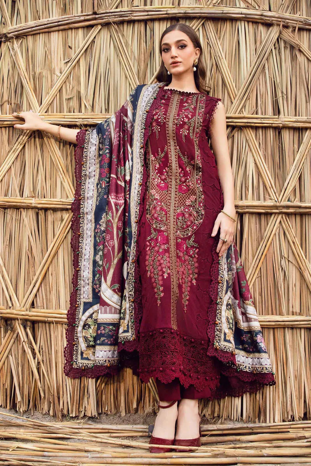 turbolight winter dress designs 2025 new-arrivals dhanak collection khaddar velvet online end year sale dhanak dress design