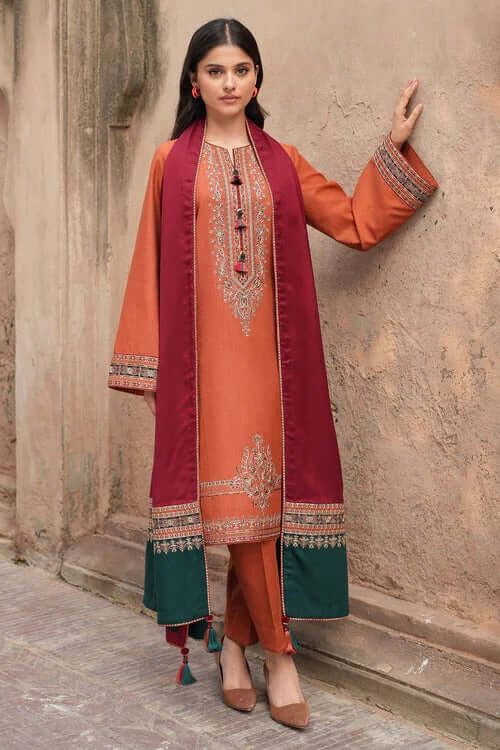 turbolight winter dress designs 2025 new-arrivals dhanak collection khaddar velvet online end year sale dhanak dress design
