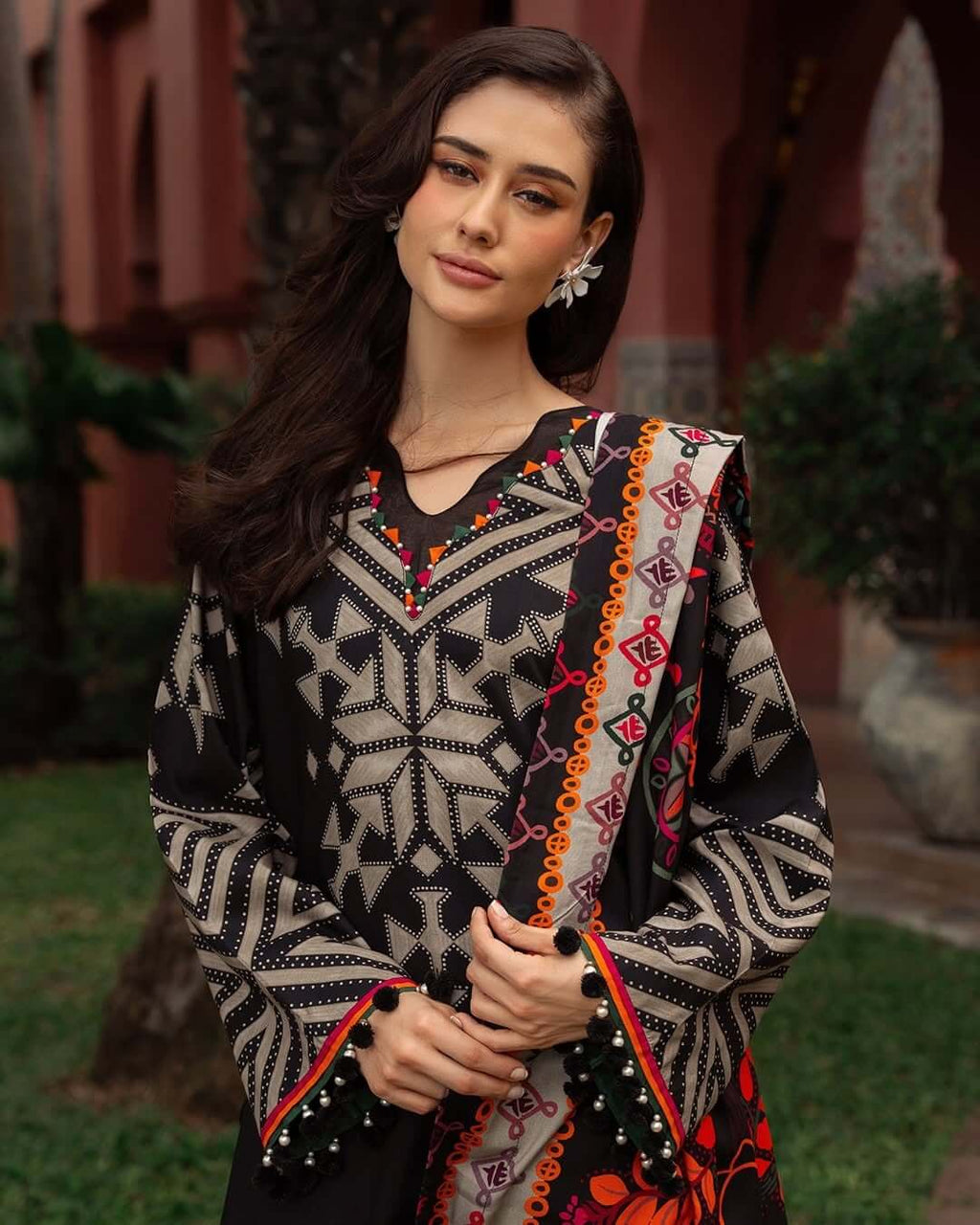 turbolight winter dress designs 2025 new-arrivals dhanak collection khaddar velvet online end year sale dhanak dress design