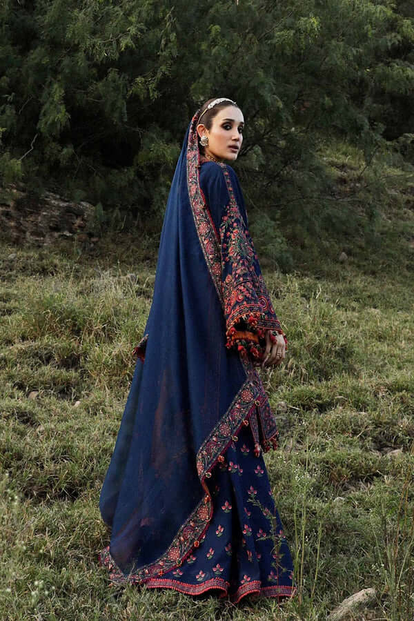 turbolight winter dress designs 2025 new-arrivals dhanak collection khaddar velvet online end year sale dhanak dress design