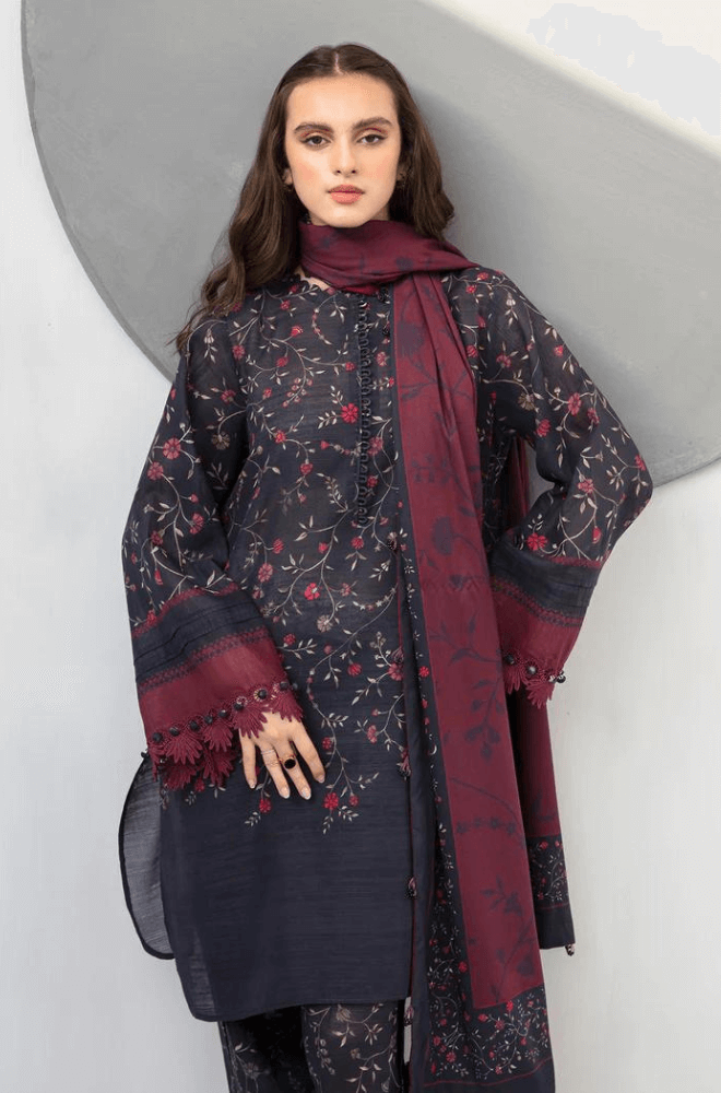 turbolight winter dress designs 2025 new-arrivals dhanak collection khaddar velvet online end year sale dhanak dress design