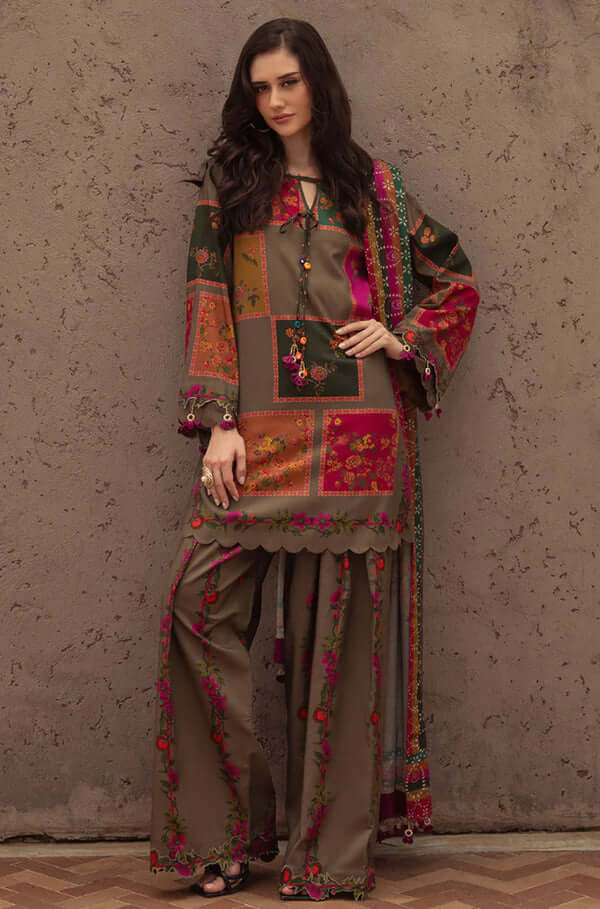 turbolight winter dress designs 2025 new-arrivals dhanak collection khaddar velvet online end year sale dhanak dress design