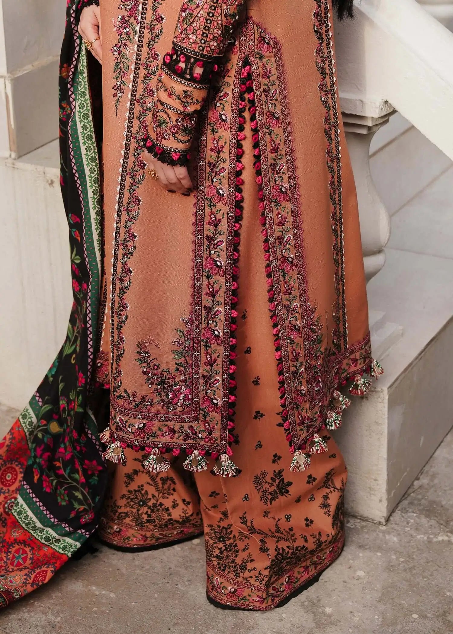 turbolight winter dress designs 2025 new-arrivals dhanak collection khaddar velvet online end year sale dhanak dress design