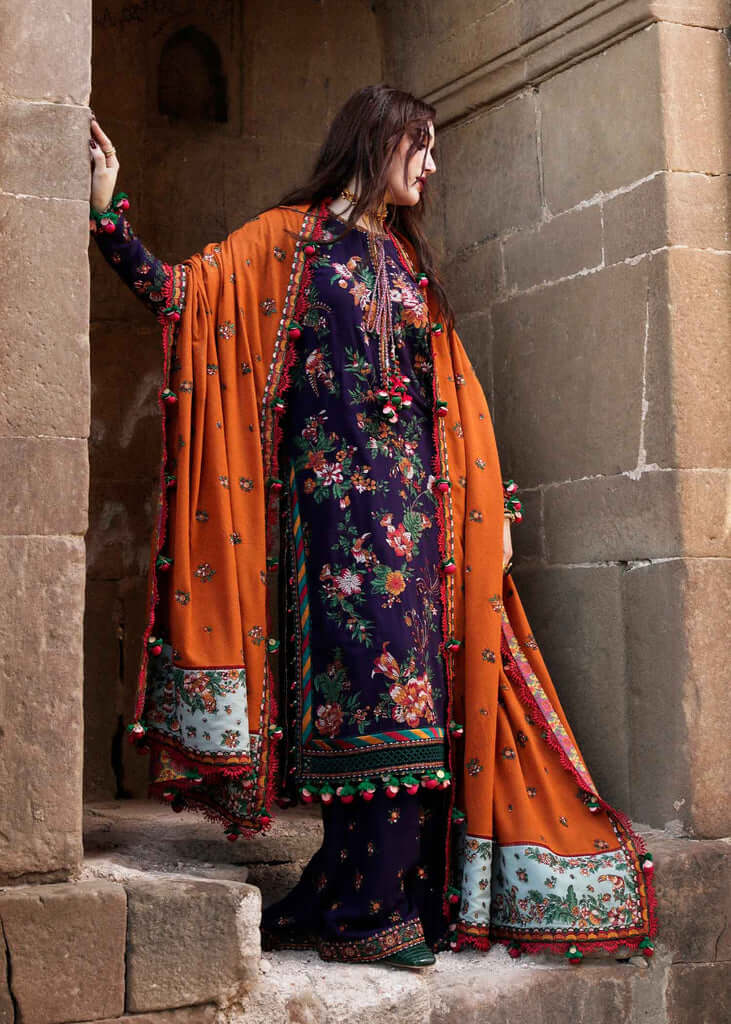 turbolight winter dress designs 2025 new-arrivals dhanak collection khaddar velvet online end year sale dhanak dress design