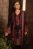 3 Piece Unstitched Heavy Embroidered Dhanak Suit with Heavy Embroidered Dhanak Wool Shawl