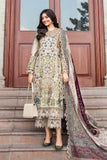 3 Piece Unstitched Heavy Embroidered Dhanak Suit with Printed Woolen Shawl