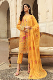 3 Piece Unstitched Heavy Embroidered Linen Suit with Heavy Embroidered Bamber Chiffon Dupatta