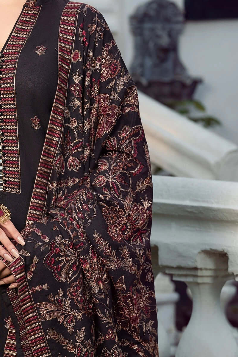 3 Piece Unstitched Heavy Embroidered Velvet Suit design 2022 velvet dresses stitching designs 2022 velvet fabric designer velvet maria b winter collection for sale 2022 sapphire linen khaddar sale 2022 alkaram new arrivals asim jofa khaddar suits