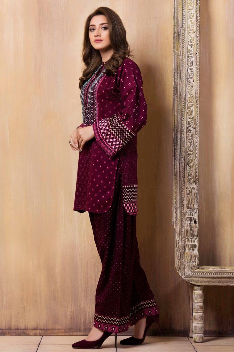 2 Piece Unstitched Heavy Embroidered Pure Lawn Suit