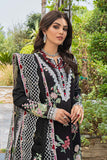 3 Piece Unstitched Heavy Embroidered Lawn Suit With Heavy Embroidered Bamber Chiffon Dupatta