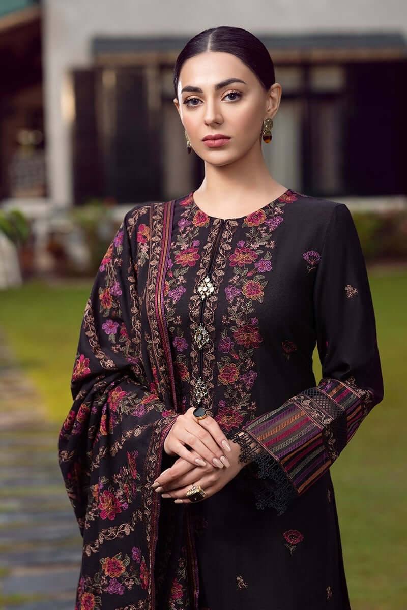 turbolight winter dress designs 2025 new-arrivals dhanak collection khaddar velvet online end year sale dhanak dress design