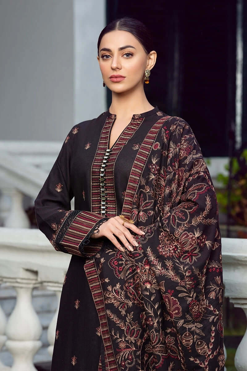 turbolight winter dress designs 2025 new-arrivals dhanak collection khaddar velvet online end year sale dhanak dress design